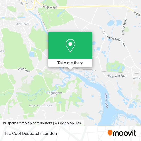 Ice Cool Despatch map