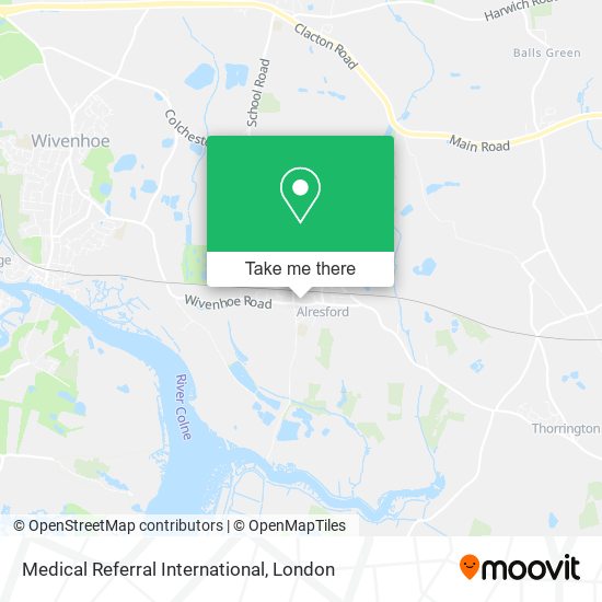 Medical Referral International map