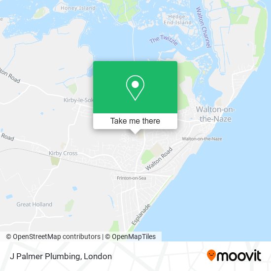 J Palmer Plumbing map