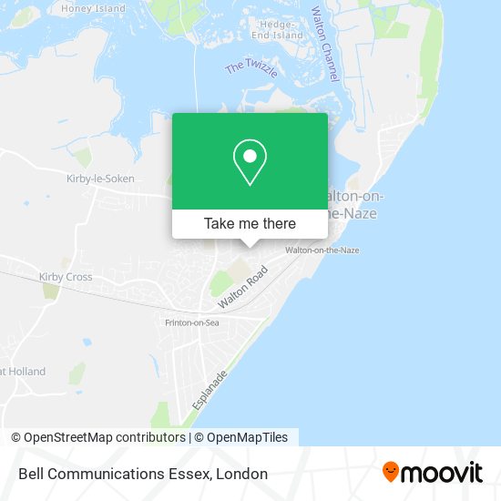 Bell Communications Essex map