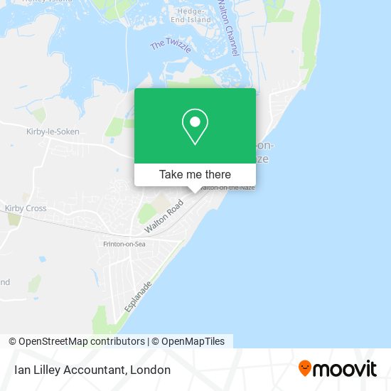 Ian Lilley Accountant map