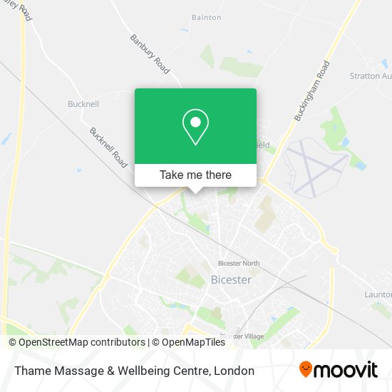 Thame Massage & Wellbeing Centre map