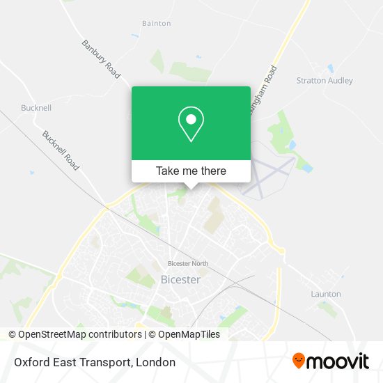 Oxford East Transport map