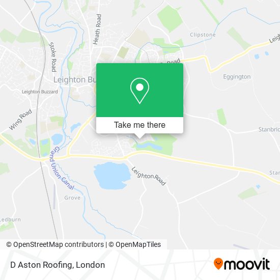 D Aston Roofing map