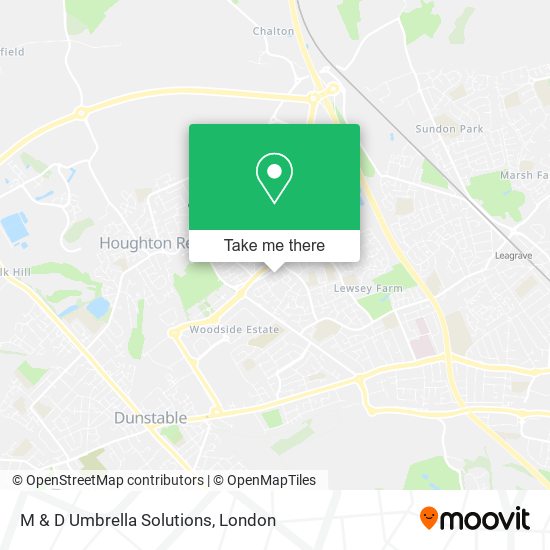 M & D Umbrella Solutions map