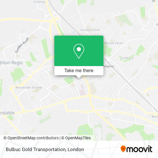 Bulbuc Gold Transportation map
