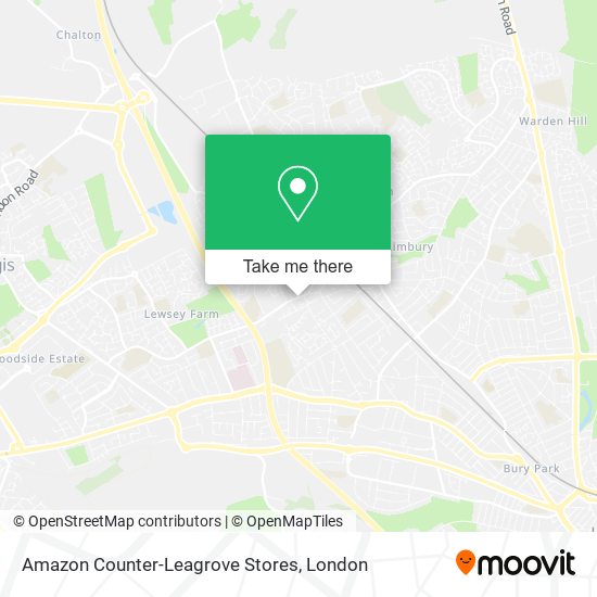 Amazon Counter-Leagrove Stores map
