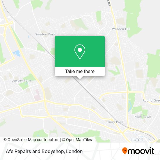 Afe Repairs and Bodyshop map