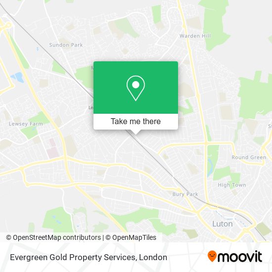 Evergreen Gold Property Services map