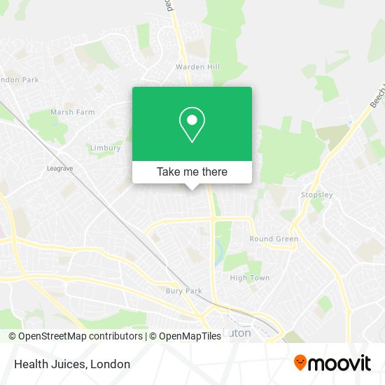 Health Juices map