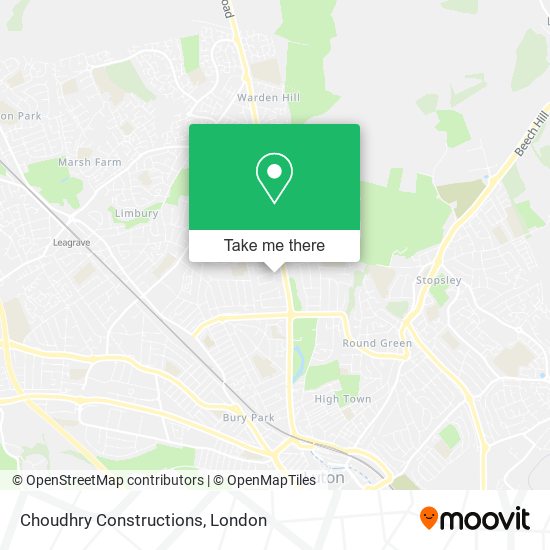 Choudhry Constructions map