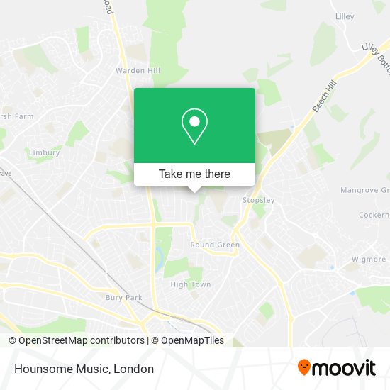 Hounsome Music map