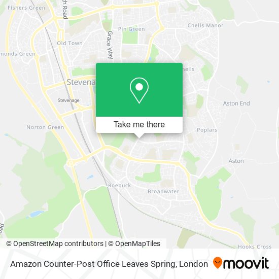 Amazon Counter-Post Office Leaves Spring map