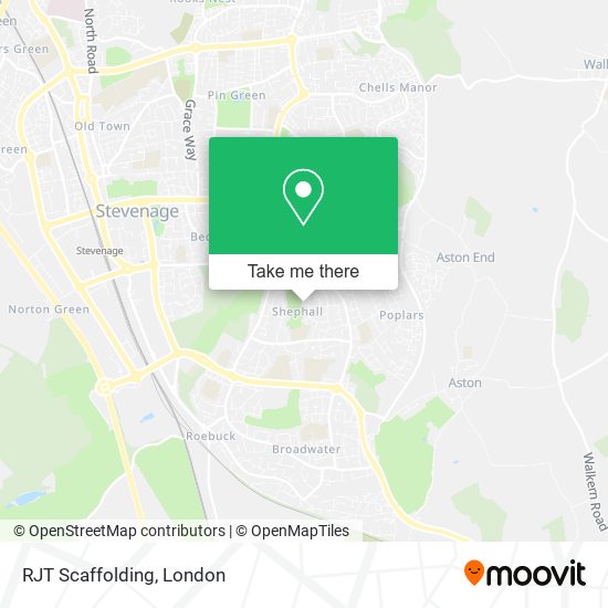 RJT Scaffolding map