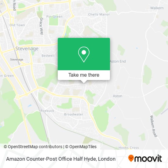 Amazon Counter-Post Office Half Hyde map