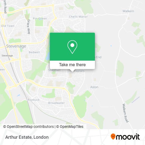Arthur Estate map