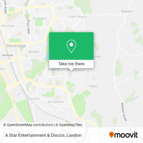 A Star Entertainment & Disco's map