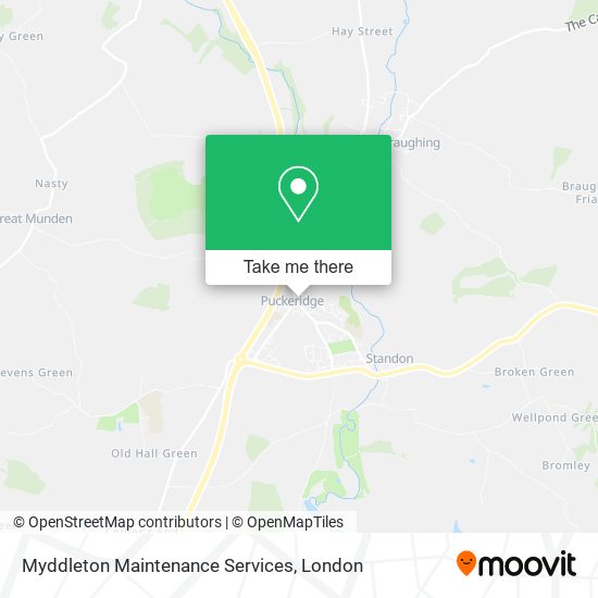 Myddleton Maintenance Services map