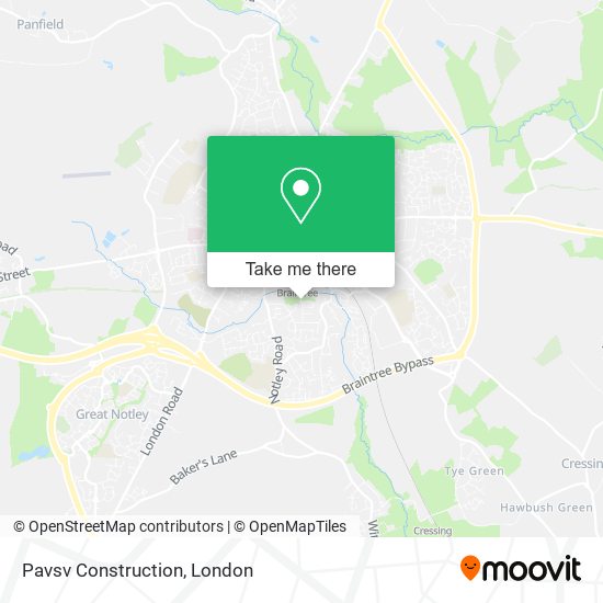 Pavsv Construction map