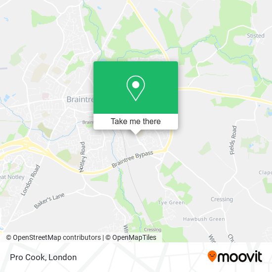 Pro Cook map