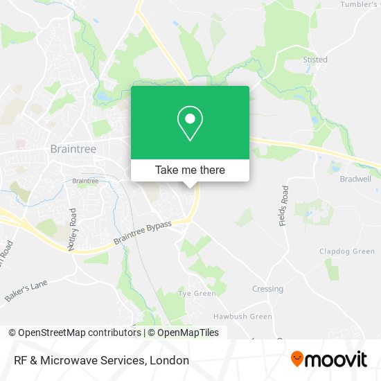 RF & Microwave Services map