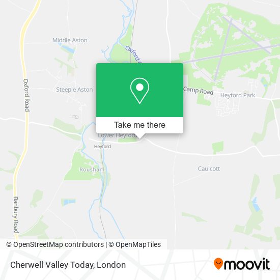 Cherwell Valley Today map