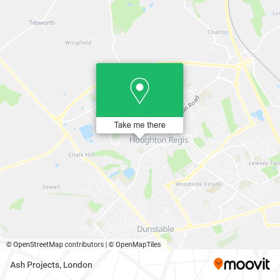 Ash Projects map