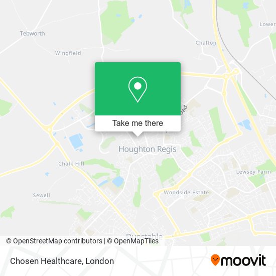 Chosen Healthcare map