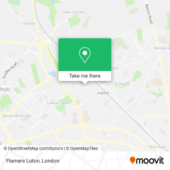 Flamers Luton map