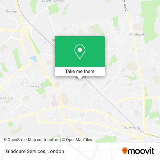 Gladcare Services map