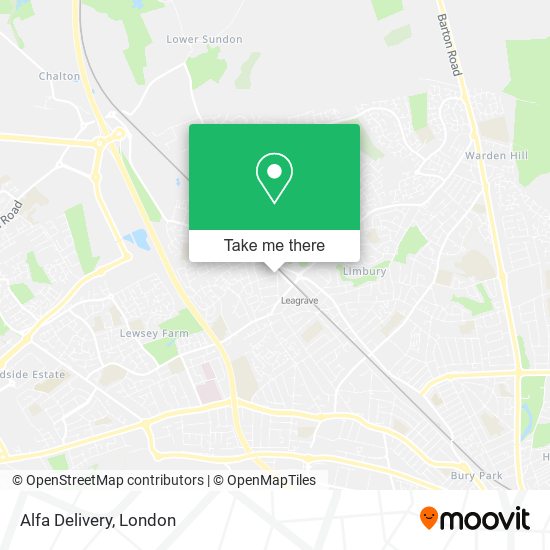 Alfa Delivery map