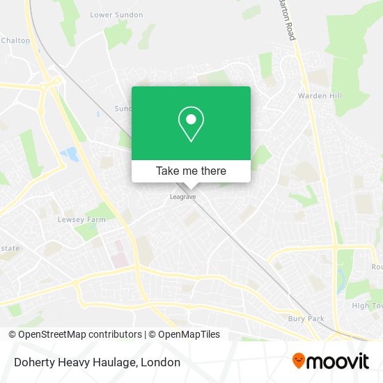 Doherty Heavy Haulage map