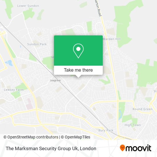 The Marksman Security Group Uk map