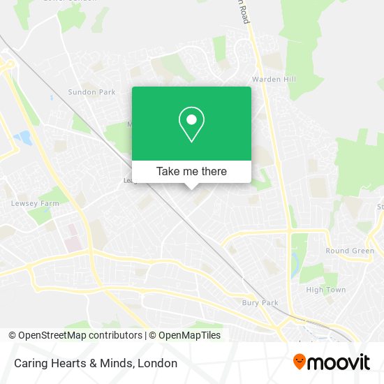 Caring Hearts & Minds map