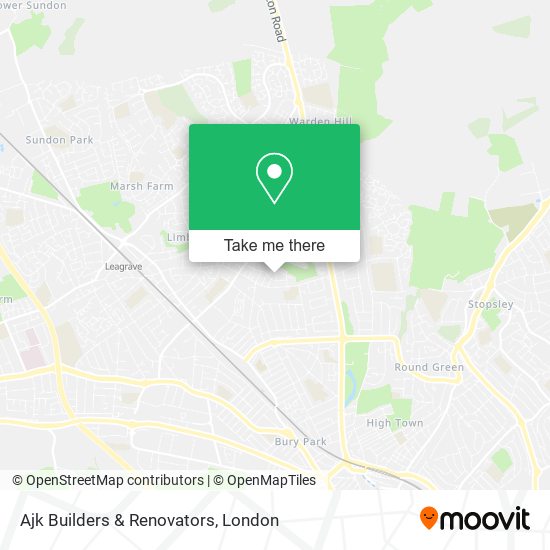 Ajk Builders & Renovators map