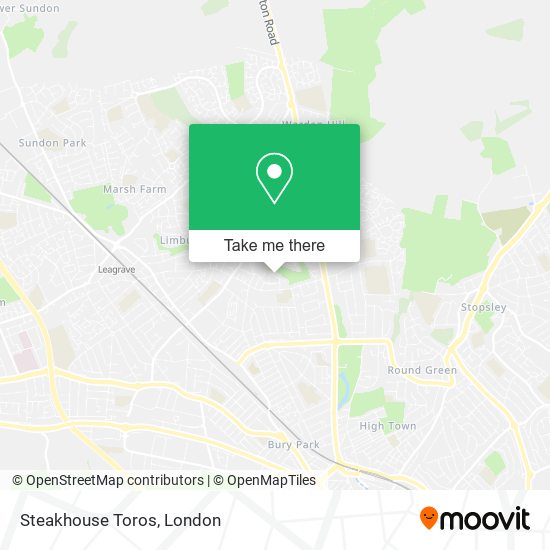 Steakhouse Toros map