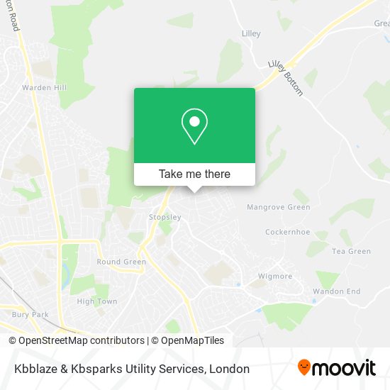Kbblaze & Kbsparks Utility Services map