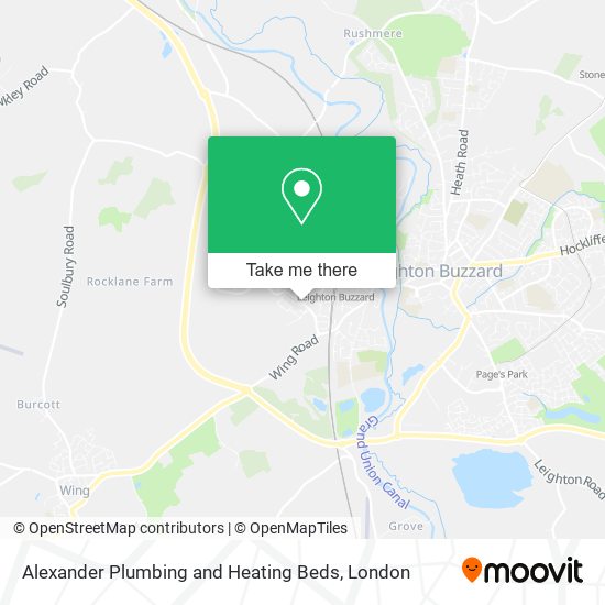 Alexander Plumbing and Heating Beds map
