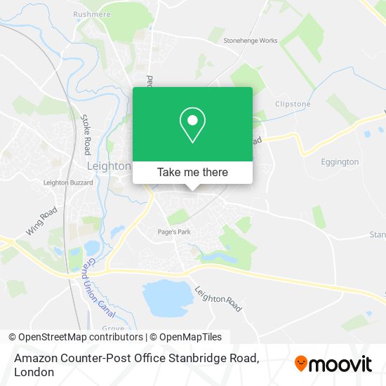 Amazon Counter-Post Office Stanbridge Road map