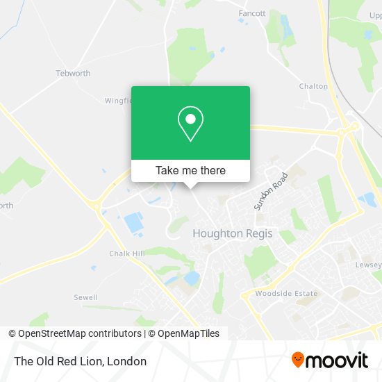 The Old Red Lion map