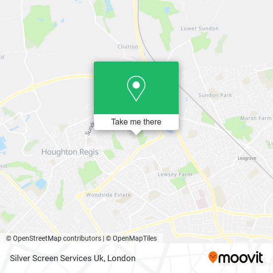 Silver Screen Services Uk map