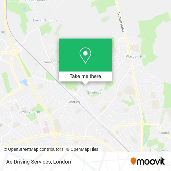 Ae Driving Services map