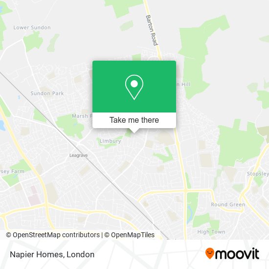 Napier Homes map