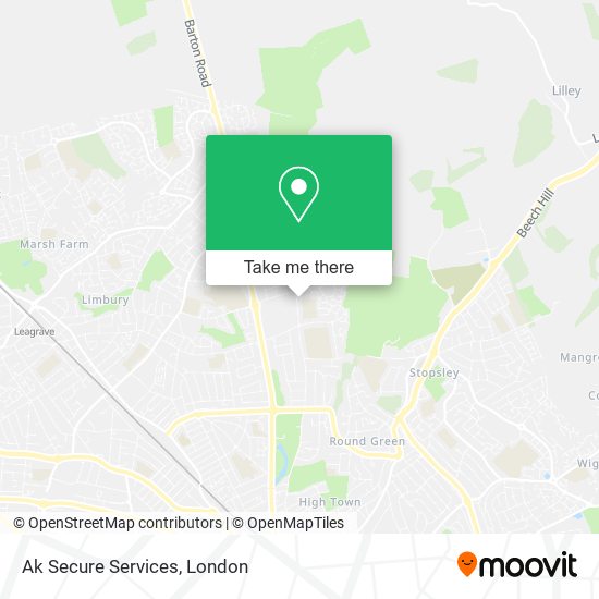 Ak Secure Services map