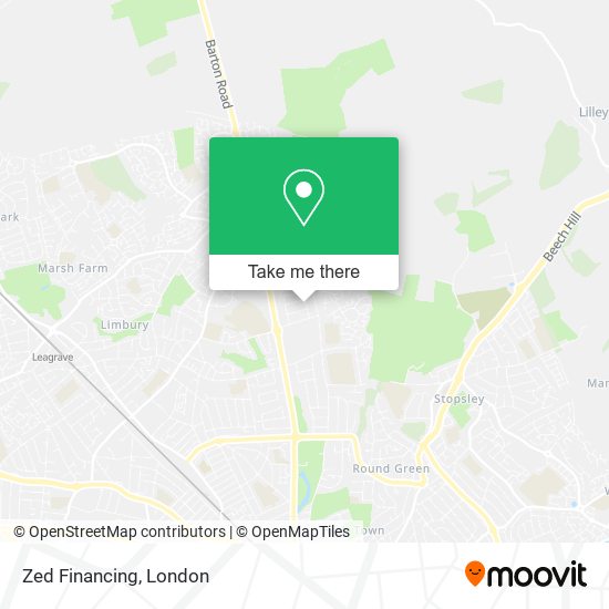 Zed Financing map