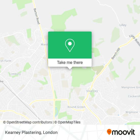 Kearney Plastering map