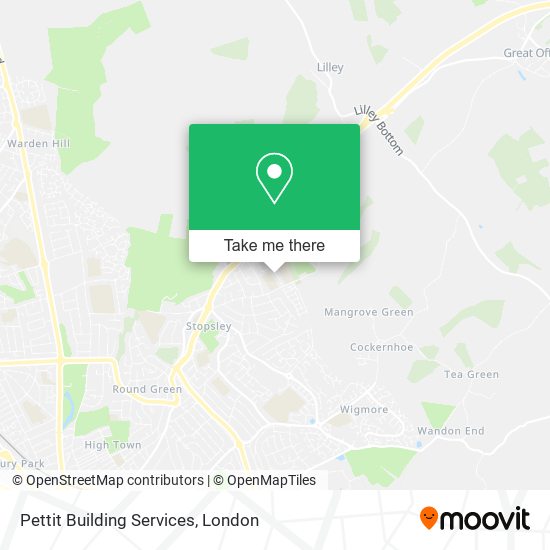 Pettit Building Services map
