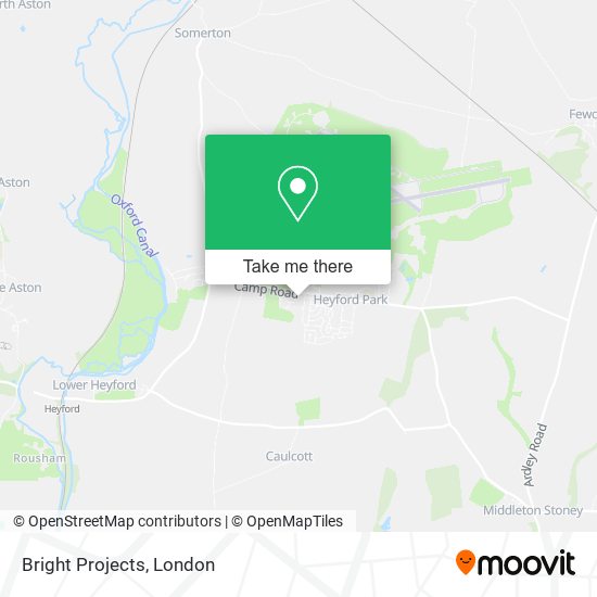 Bright Projects map