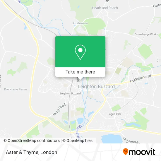 Aster & Thyme map