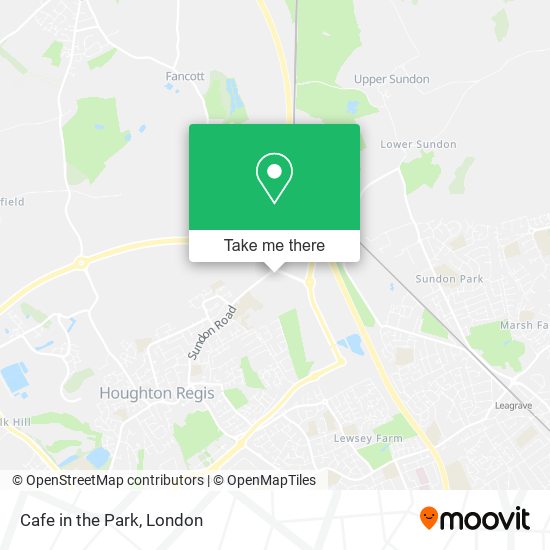 Cafe in the Park map